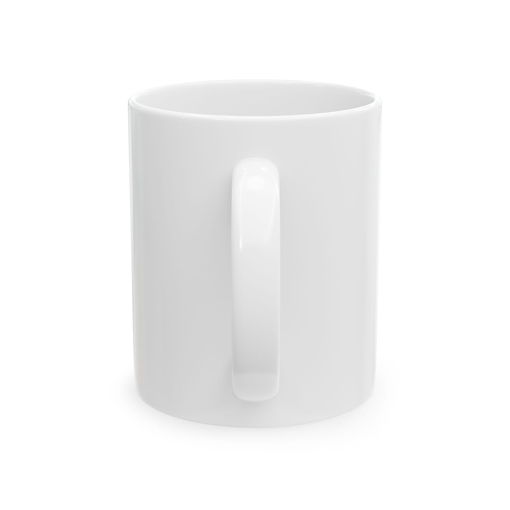 NALEDI Geometric Ceramic Mug (11oz & 15oz) – African-Inspired Black Triangle Design