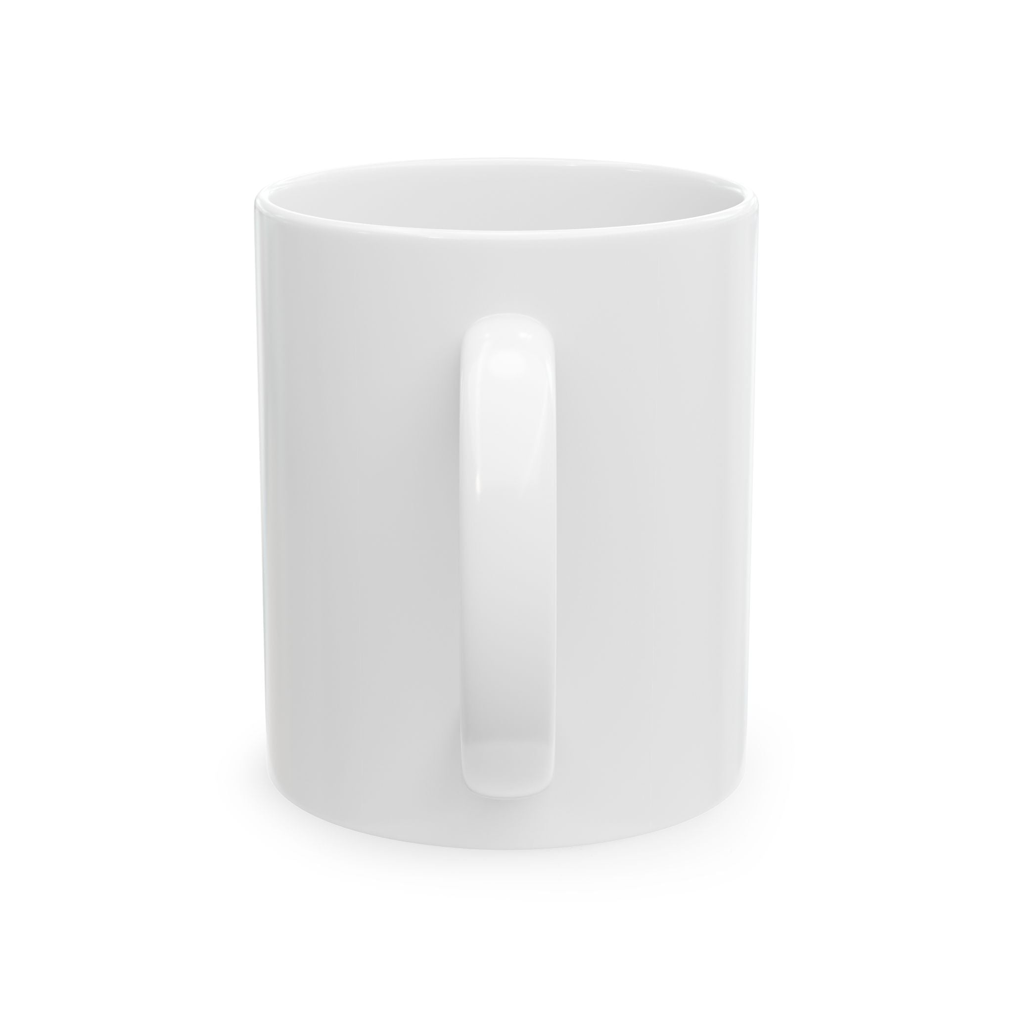 NALEDI Geometric Ceramic Mug (11oz & 15oz) – African-Inspired Black Triangle Design