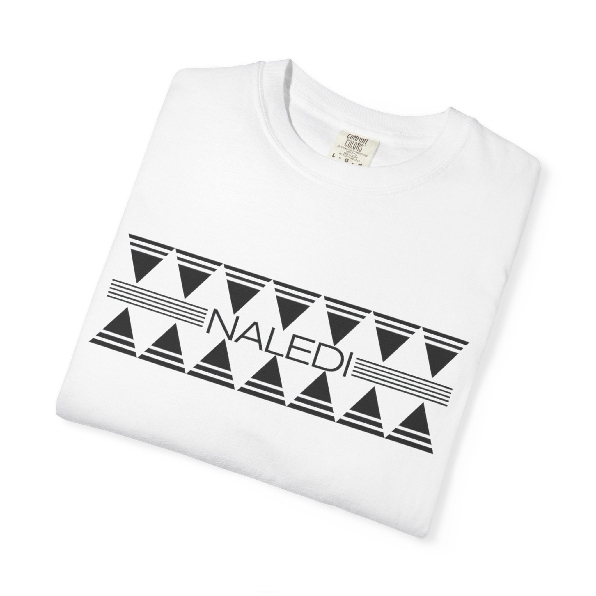 Traditional Triangle Tee — Minimal African Geometric T-Shirt
