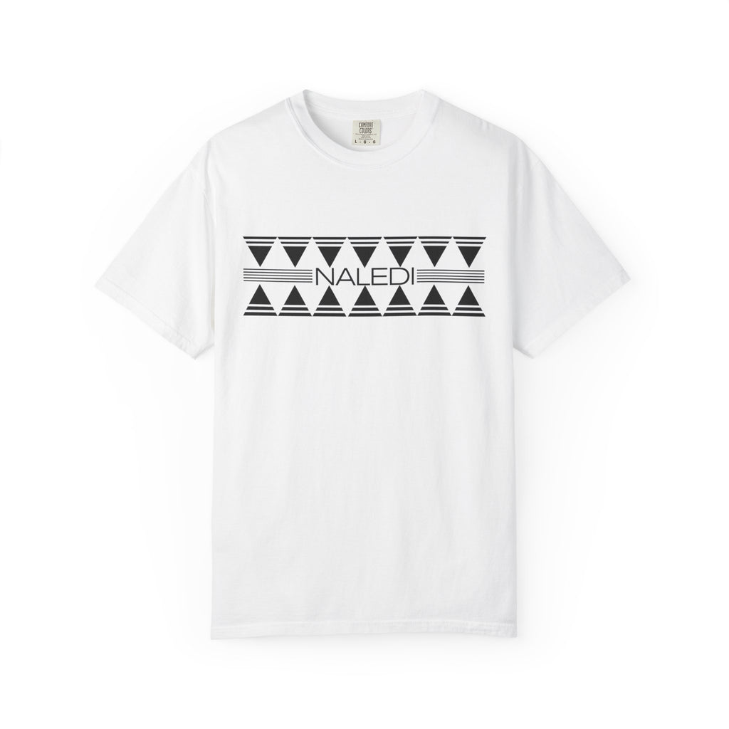 Traditional Triangle Tee — Minimal African Geometric T-Shirt